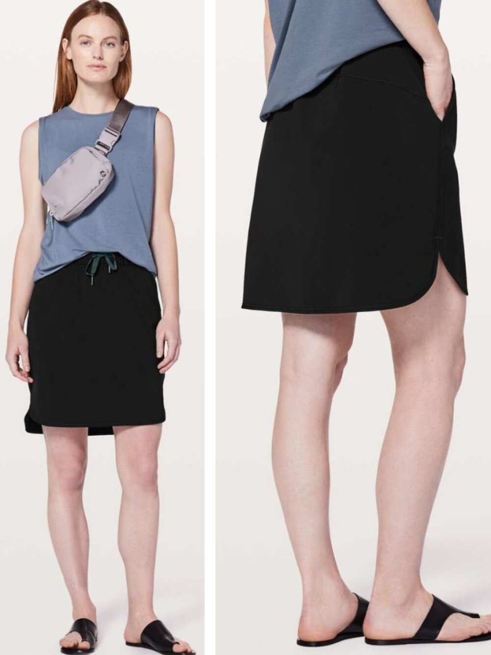 Lululemon On The Fly Skirt 21" In Black